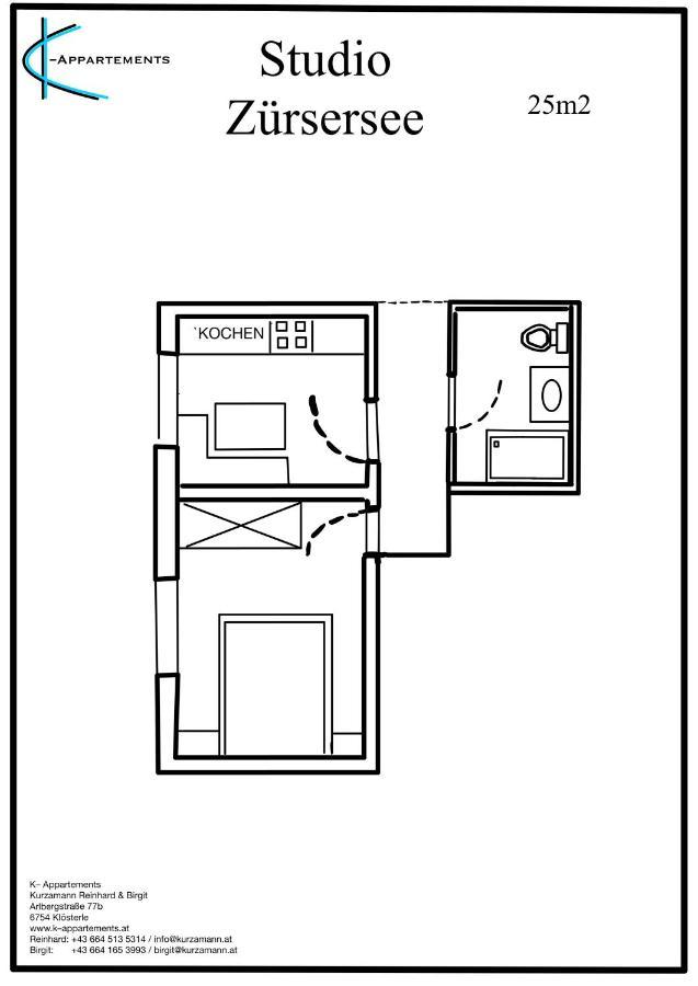 K-Appartements Klosterle Dış mekan fotoğraf