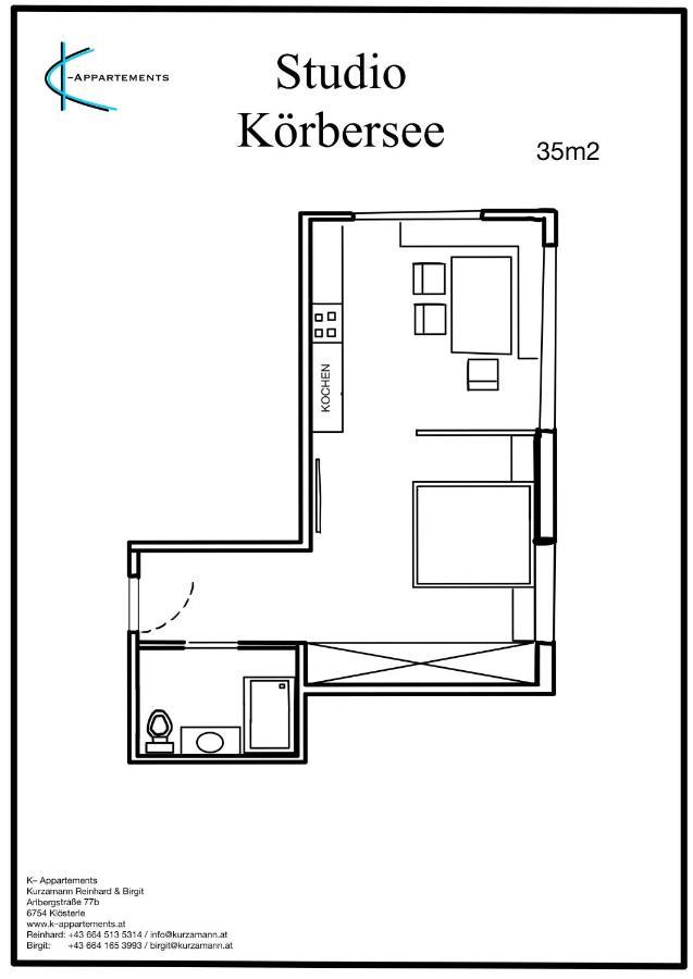 K-Appartements Klosterle Dış mekan fotoğraf