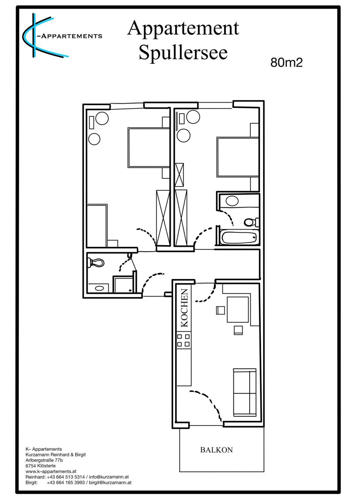 K-Appartements Klosterle Dış mekan fotoğraf